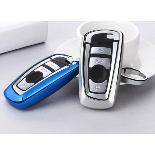 TPU Car Key Case Cover Protection Car Holder Shell Car-Styling Accessories Shell For BMW 1 3 5 7 Series X3 X4 M2 M3 M4