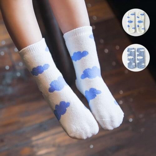 Winter Baby Socks Towel Terry Cloth Children Cloud Socks Kids Boys Girls Cartoon Medias White Thick Brand Fall Winter Warm 1-3Y