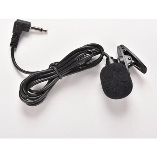 1pcs 3.5mm Mini Studio Speech Mic Microphone Clip On Lapel For PC Desktop Notebook