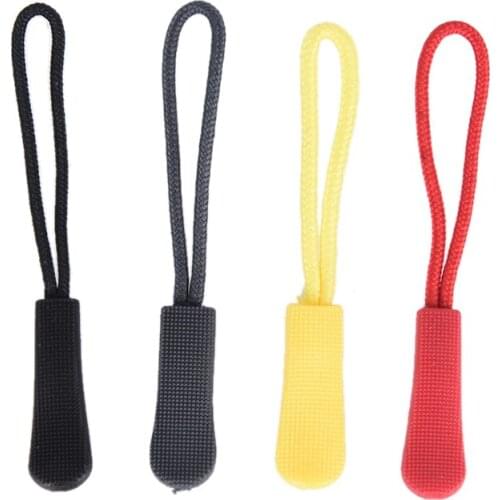 10Pcs Color Zipper Pull Bag Tactical Backpack End Fit Rope Tag Fixer Zip Cord Tab Accessories Zip Puller DIY Zipper Head