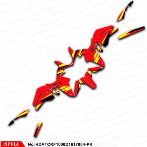 AFTERMARKET Motorcycle Decals Stickers Graphics for Africa Twin CRF1000D CRF1000L 2016 2017, Style No.HDATCRF1000D1617004-PR
