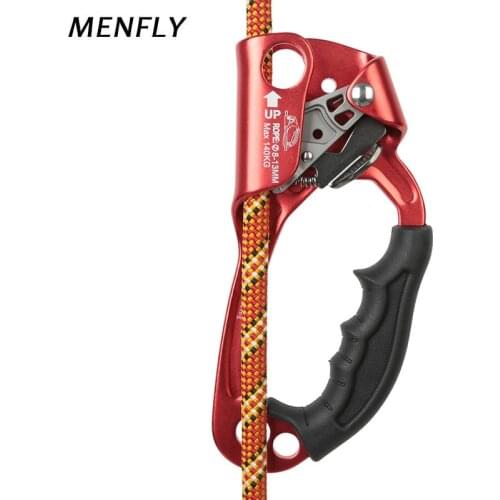 MENFLY SRT Climbing Ascender Right Hand Rope Climber Caving Anti-slip Device Equipment Rock Clamber Mountaineer Accessories