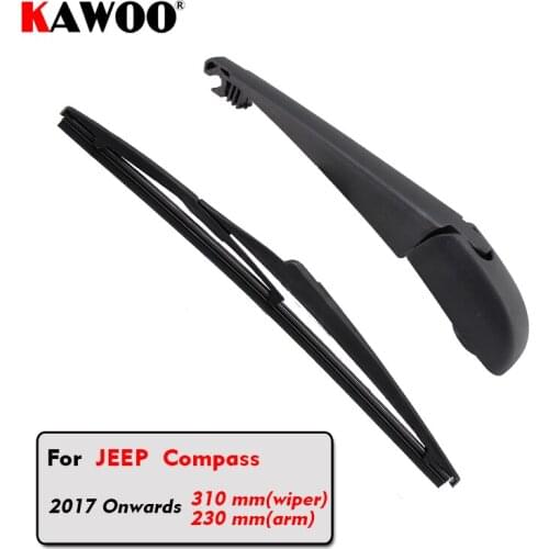 KAWOO Car Rear Wiper Blades Back Window Wipers Arm For JEEP Compass Hatchback (2017 Onwards) 310mm Auto Windscreen Blade