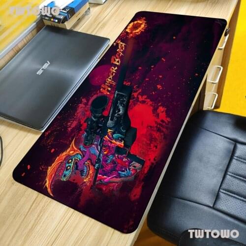 Large Gaming Mouse Pad CSGO Gamer Locking Edge Rubber Keyboard Mice Mouse PC Mat Gaming Grande Desk CS GO Mousepad For LOL Dota2