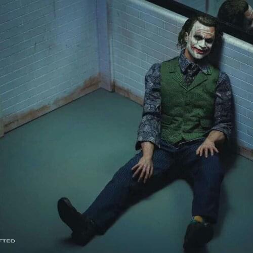EX001 1/6 Joker Interrogation Clown Full Set Action Figure 12 Inch Figure Doll Birthday Gifts In Stock