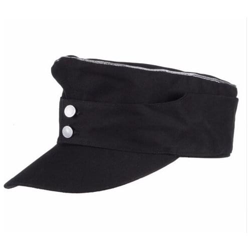 CLASSICAL REPRO WWII WW2 GERMAN ELITE OFFICER SUMMER PANZER M43 FIELD COTTON CAP World military Store MILITARY HAT
