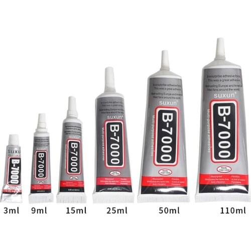 3ml 9ml 15ml 50ml 110ml B7000 Glue Multi Purpose Glue Adhesive Epoxy Resin Repair Cell Phone LCD Touch Screen Super Glue