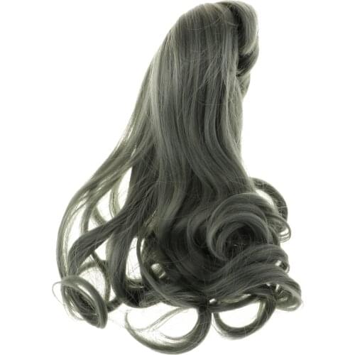 Dolls Fashionable DIY Curly Hair Wig For 1/3 Night Lolita SD DELF DOT Dollfie Making DIY Accessory Dark Green
