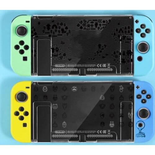 Matte Hard Case Protective Cover Shell for Animal Crossing Nintend Switch Console NS Joy-con Crystal Back Protector Housing Skin