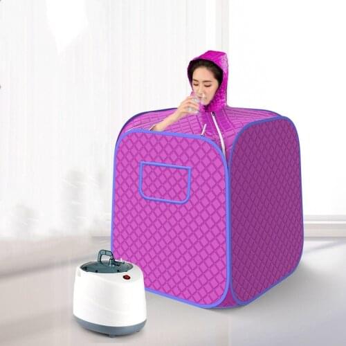 Set Steam Sauna Tent Portable Spa Room Home Beneficial Full Body Slimming Folding Detox Therapy Steam Fold Fumigation Machine