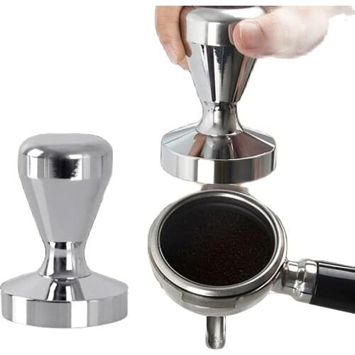 51mm Flat Coffee Tamper Maker Powder Grinder 51mm Base Kitchen Press Tool Stainless Steel Coffee Beans Tampers