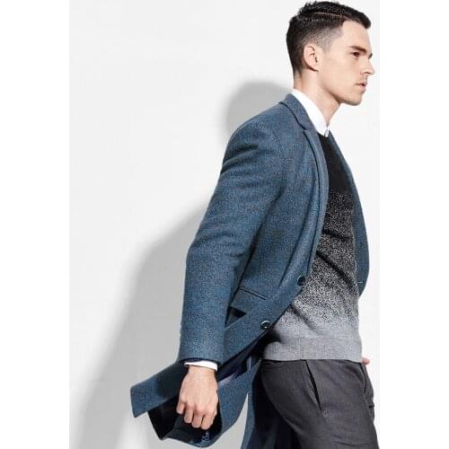 QIEKE Mens Long Coats