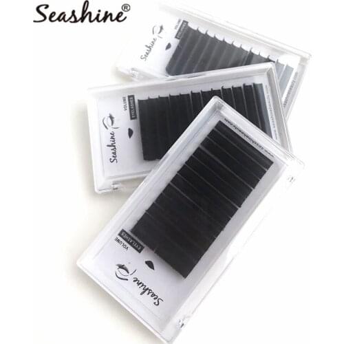 Seashine Russia Lashes Eyelashes Extension Individual Lashes 100% Hand Made Factory Classic Lashes Mink Lashes High Quality OEM