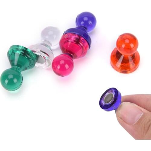 Random Strong Magnets Neodymium Magnetic Pin Thumbtacks Fridge Whiteboard Noticeboard Skittle DIY Home Decoration Wall