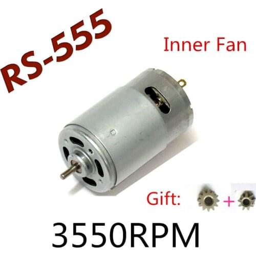 Replacement Motor RS-555 DC 10.8V 12V 3550rpm For BOSCH MAKITA HITACHI electric Screwdriver vacuum cleaner toys motor