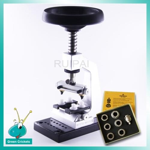 65mm Ultra Width Opener Vise New 5700 Watch Case Opener Aluminum Alloy Table Base Watch Tool Back Opener with 6 Rlx Watch Dies