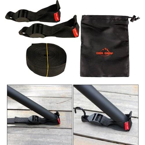 Windproof Tent Nails Fixing Buckle Heavy Duty Camping Canopy Holder Camping