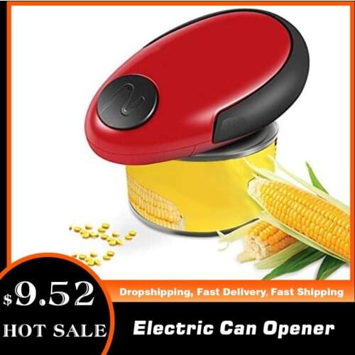 High Quality Electric Can Opener Tin Opener One Touch Jar Opener Practical Can Bottle Opener Automatic Jar Openers Kitchen Tools