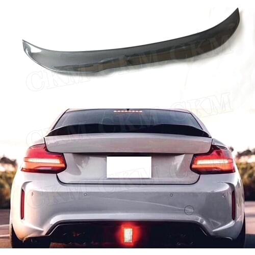 Carbon fiber/FRP Rear Spoiler For BMW 2 Series F22 F87 M2 220i 228i M235i 2014-2019 PSM Style FRP Boot Lid Duck Wings