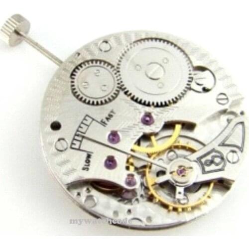 17 Jewels 6498 mechanical hand winding vitage mens watch movement M03