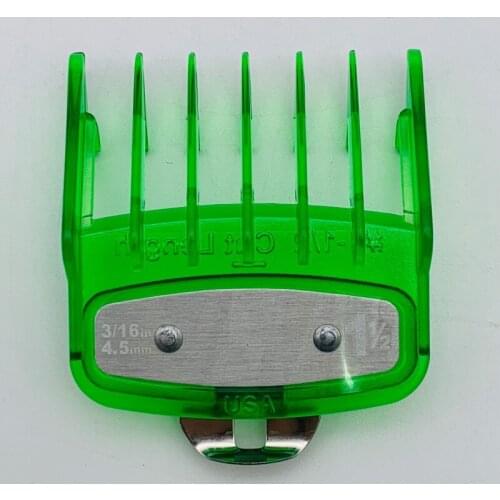 2PCS Barber Shop Styling Guide Comb Hair Trimmer Clipper Oil Head Limit Comb E7CF