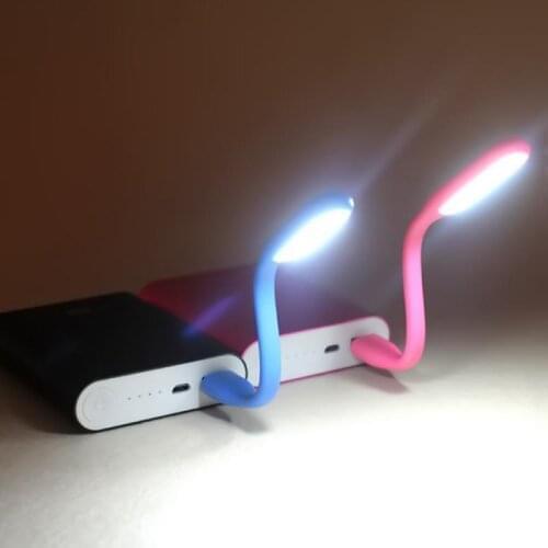 2020 New Mini Creative USB LED Book Light Summer Flexible Foldable USB LED Lamp Power Bank Computer Notebook 5V 1.2W