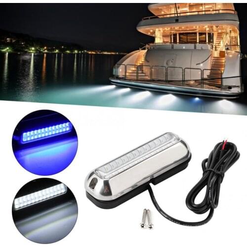 39LEDs 5.2W Underwater Pontoon Transom Light IP68 Waterproof Boat Fishing Lamp universal accessories