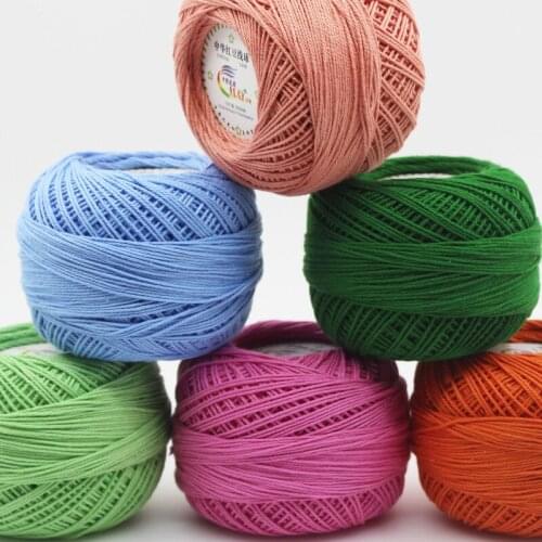50g/pcs Warm Lace Yarn Crochet Threads Thin Cotton Thread 03# By 1.5MM for Hand Knitting Children Blanket Cloth Lines