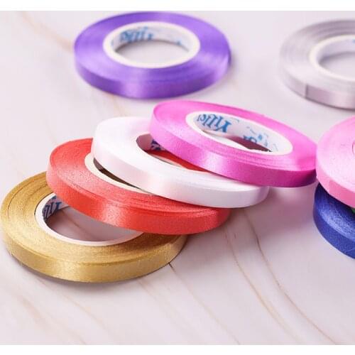 6pcs/set 5MM*10M Colorful Balloons Ribbon Wedding Birthday Party Inflatable Balloon Accessories Rope Ribbon DIY Party Decoration