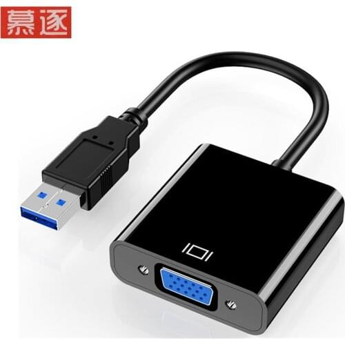 USB to VGA Adapter 1080P Converter External Video Card Multi-display for Laptop PC Monitor Projector Win 7/8/10
