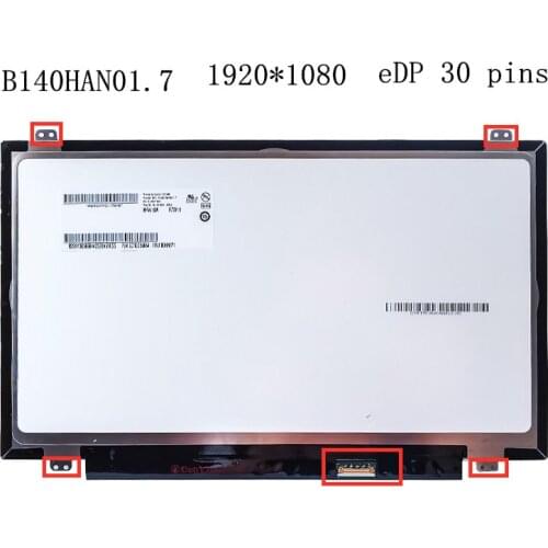 B140HAN01.7 For Lenovo ThinkPad X1 Carbon LP140WF6-SPH1 SPH2 for lenovo T460 T460S T460P ips 72% NTSC Display Panel replacement