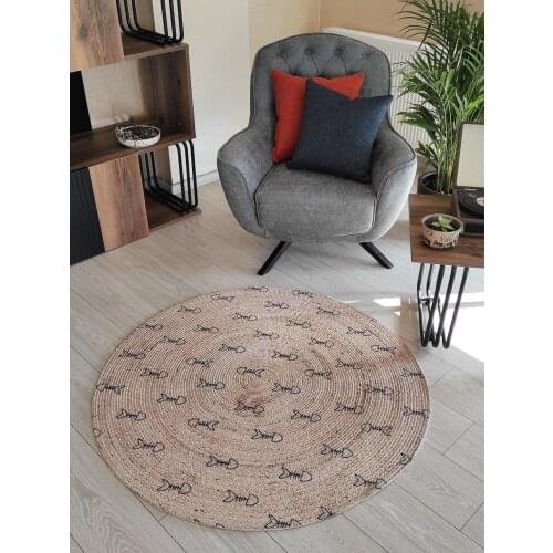 Fish Bohemian Jute Rug