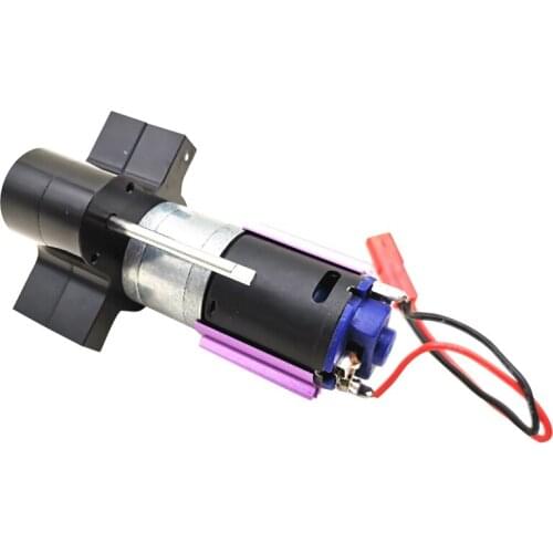 Hot Upgraded Metal Transfer Gear Box With 370 Motor For Wpl 1/16 4Wd 6Wd Q60 Q6(Black)