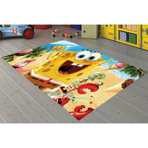 Sungerboob Patterned Carpet ,Non Slip Floor Carpet,Teens Carpet,Turkish Rug