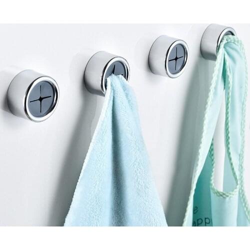 Creative Self Punch-free Hook Wall Mount Hook Towel Storage Racks Hanger Adhesive Rag Dishcloth Holder Kitchen Rag Towel Racks
