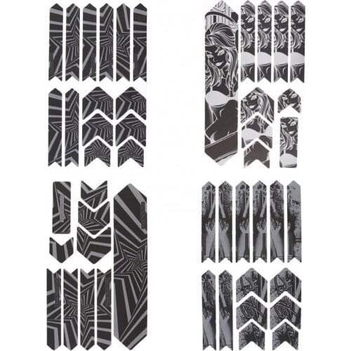 50%HOT Waterproof Bicycle Bike DIY 3D Reflective Protective Stickers Decorative Decal