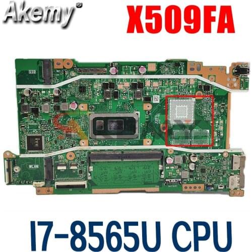 Akemy X509FA mainboard W/I7-8565U For ASUS Vivobook X509FA-EJ239T X509FA X509F X509FB X509FJ X509FL Laotop motherboard mainboard