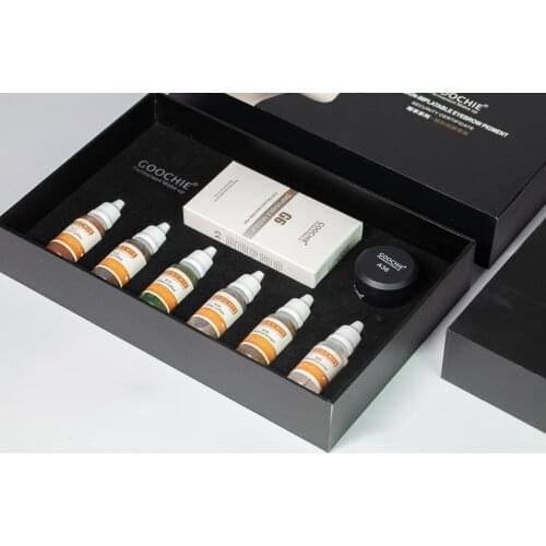 Goochie Microblading Pigment Kit for Eyebrows and Lips