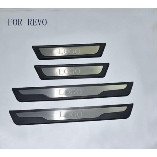 FIT FOR HILUX REVO scuff plate door sills entry guards covers for REVO 2015-2017 car styling auto accessories