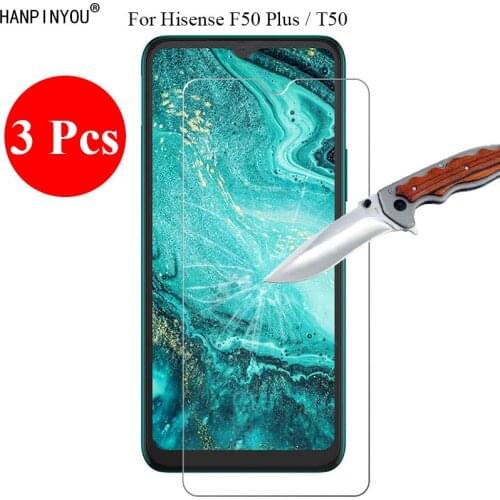 3 Pcs/Lot New 9H 2.5D Tempered Glass Screen Protector For Hisense F50 Plus F50plus 6.52" Protective Film + Clean Tools