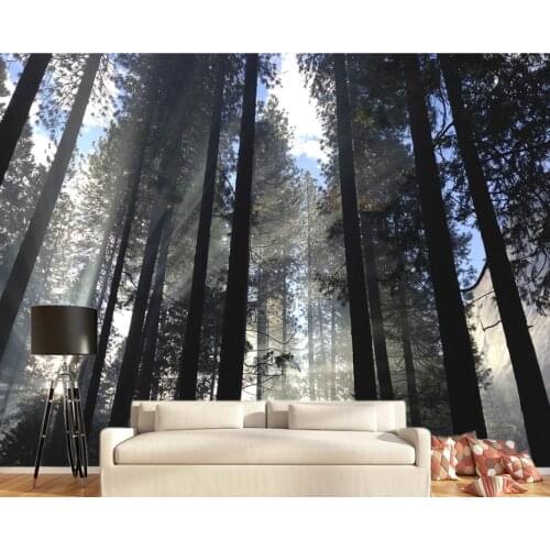 Custom Photo Wallpaper Large Wall Painting Paper Boulevard tree forest trees background wall TV Bedroom Photo Wall Paper 3D