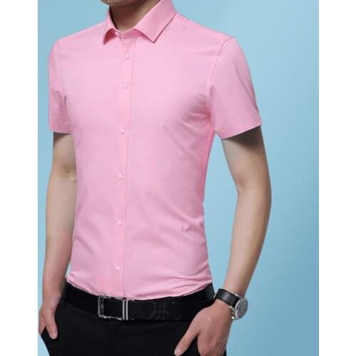 Men Shirts New Arrival Fashion Casual Social Business Short Sleeve Mens Shirt Soft Comfortable Brand Clothing Plus Size 5XL