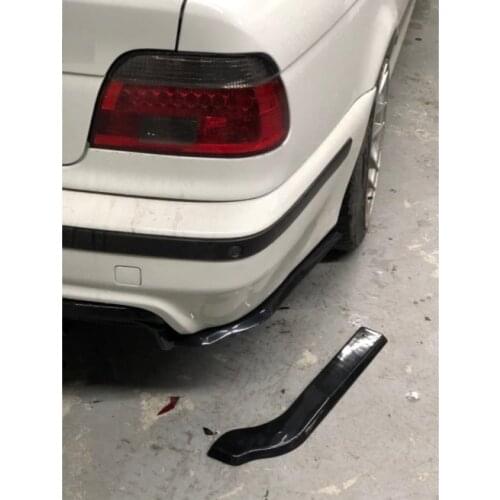 Rear Bumper Flaps For BMW E39 5 Series 1997-2003 Rear Lip Attachment 2 Pieces Car Styling Auto Accessory Splitter Black Sport