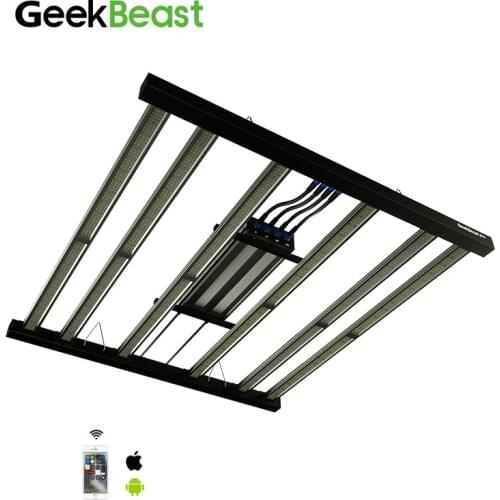 Geekbeast pro led grow light bar average ppfd samsung lm301h uv ir switches mix osr 660nm quantum bar