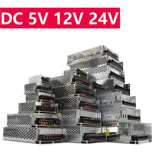 LED Power Adapter Lighting Transformer AC 110V 220V To DC 5V 12V 24V Power Supply Source Adapter LED Strip Switch Driver