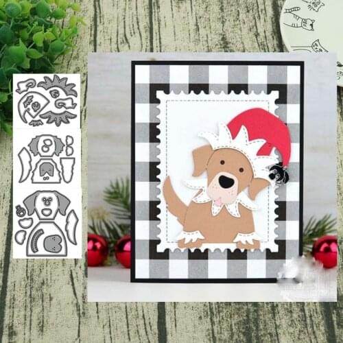 Three kinds of pet dogs METAL CUTTING DIES Stencil Scrapbooking Photo Album Card Paper Embossing Craft DIY