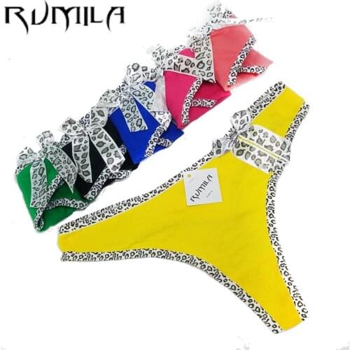 Cotton multi-color Sexy cozy comfortable Lace Briefs thongs women Underwear panties Lingerie for women 1pcs 87271