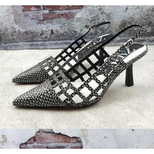 2021 Sandals Women Spring New Womens Shoes Red Costume Jewelry Stiletto Sandals Shallow Mouth High Heels Single Shoes Heels