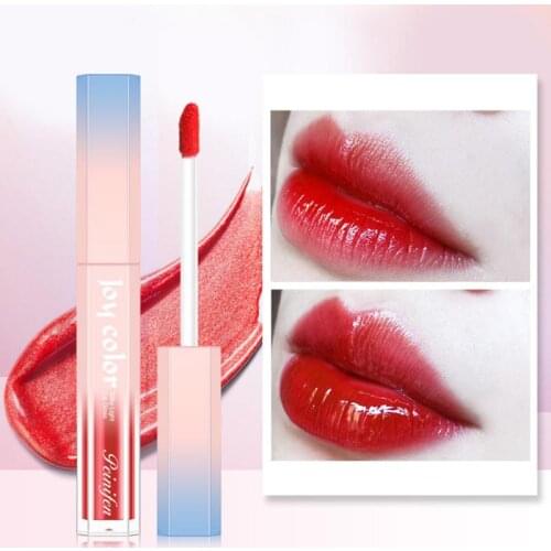 Makeup Liquid Matte Lipstick Mirror Lip Gloss Waterproof Glitter Long Lasting Lipstick Sexy Red Lipstick Korean Cosmetic TSLM1