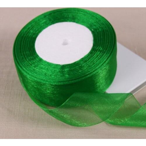 10 yards/lot) 2'' (50mm) organza ribbons wholesale gift wrapping decoration Christmas ribbons Beige 1019